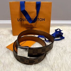 Authentic Louis Vuitton men’s leather belt, size 95.
